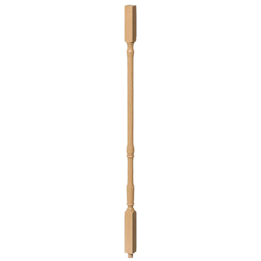 1-1/4" Square Top Colonial  Wood Baluster - 5067