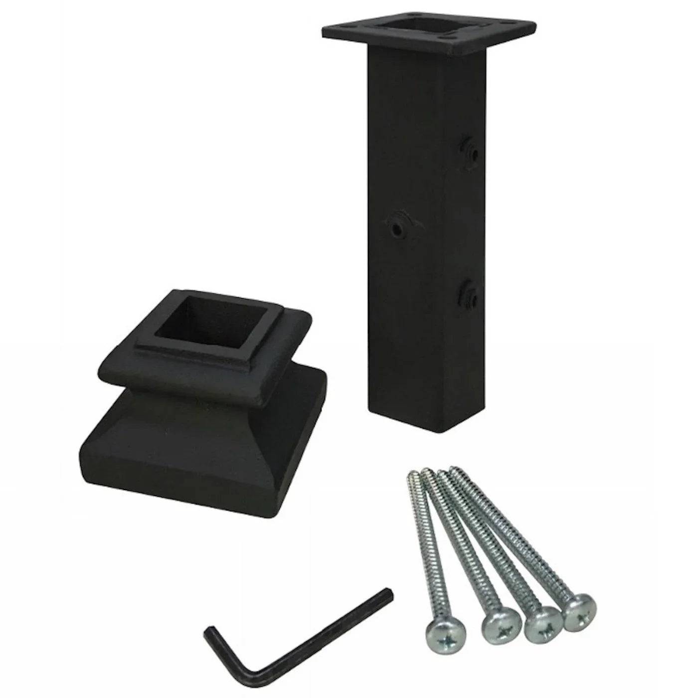 Mounting Kit for Square Iron Newel Posts