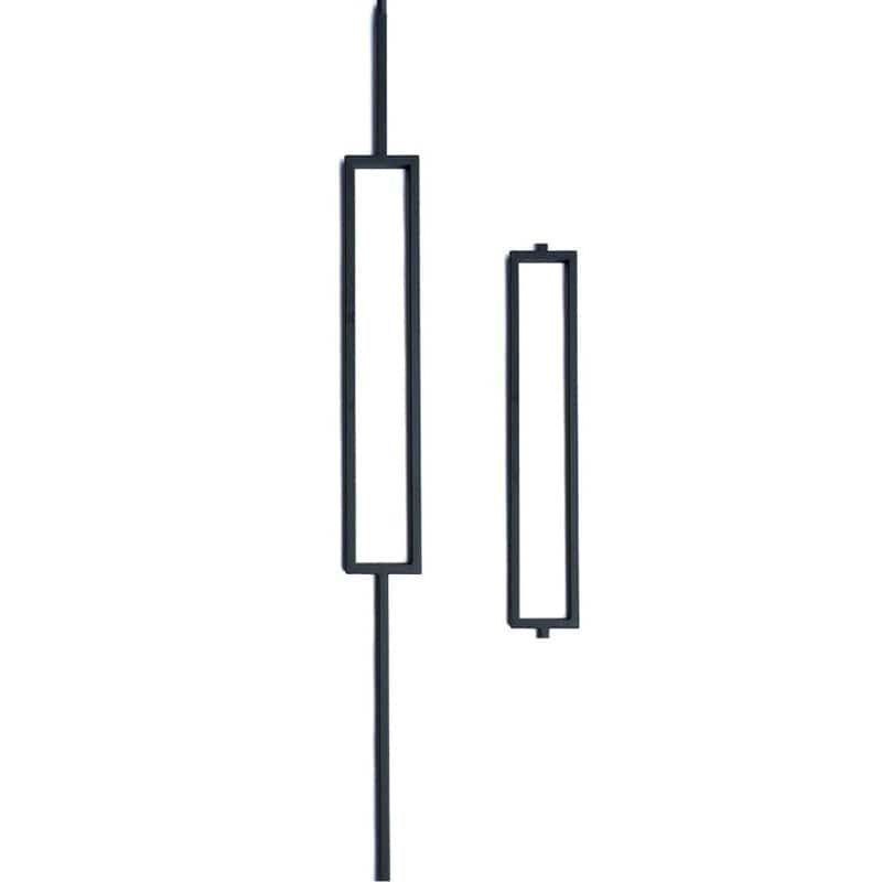 Single Rectangular Iron Baluster